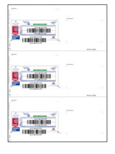 ATB 4495 - 300 étiquettes EXPORT SUIVI sans code barres