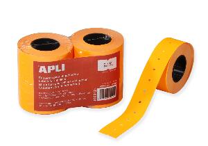 agipa 100912 étiquette orange 21x12mm adhésif permanent