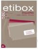 Etibox 100326 étiquettes multiusages blanches 199.6x144.5mm coins arrondis - B. 100 pl. A4