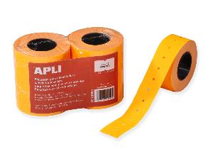 agipa 101566 étiquette orange 21x12mm adhésif enlevable