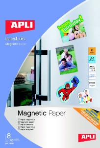 APLI agipa 10245 : Papier magnétique - Poch 8 feuilles A4