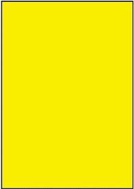 ATB-FJ27 : étiquettes multiusages jaune fluo 210x297 mm - Boite 100 pl. A4