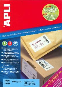 AGIPA 11783 étiquettes adhésives extra fort 105x37mm